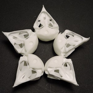 3D Printed Elf Owl Skull Artist Lot of 5 image 2