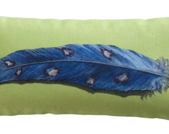 Blue Feather Sachet with Balsam or Lavender 10"x4.5"