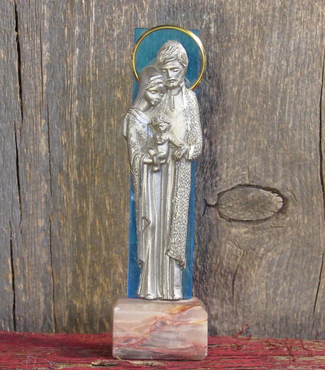 Vintage Religous Figurine Statue the Holy Family Figure Jesus Etsy