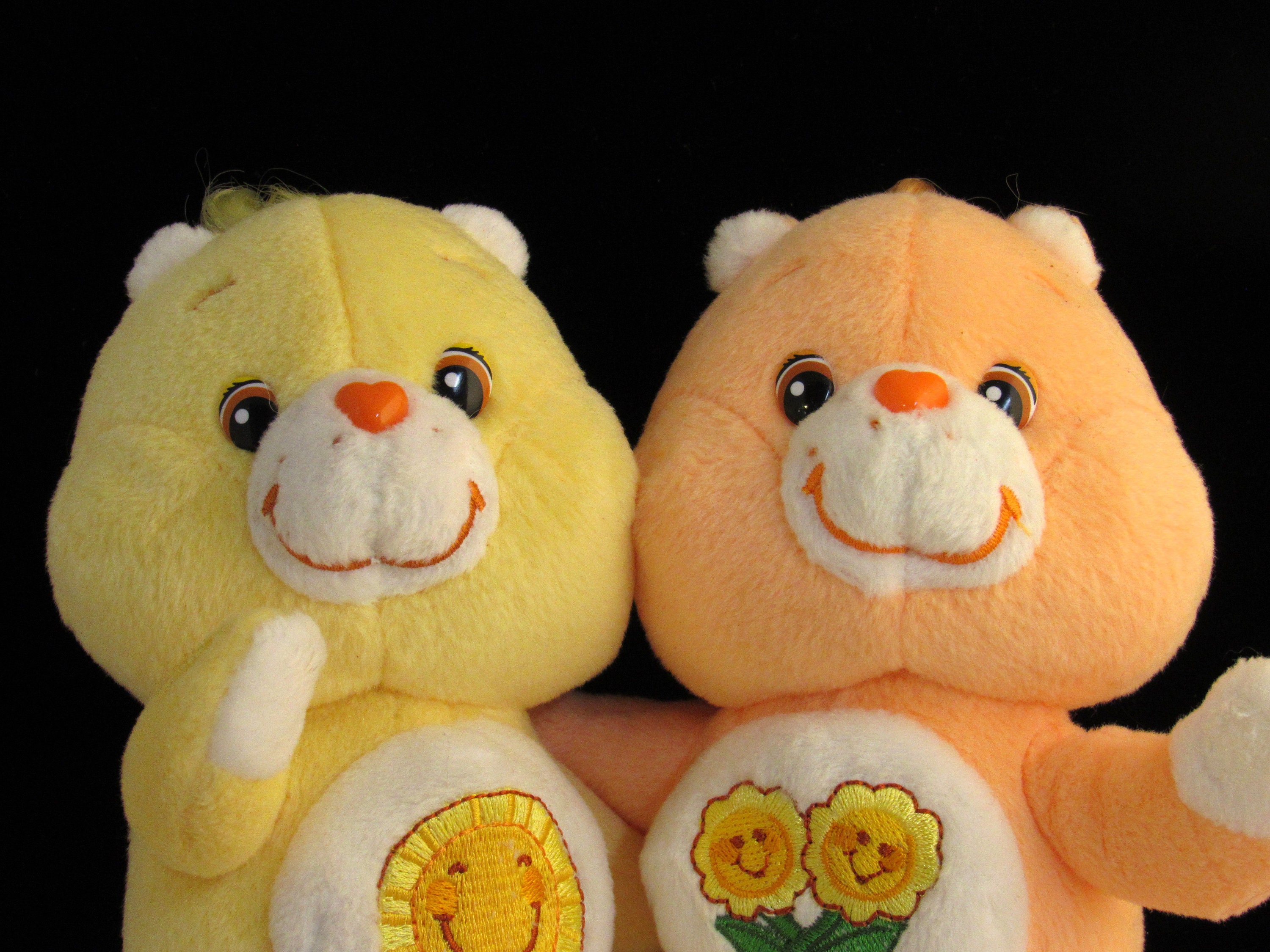 Vintage 2002 Care Bears Cuddle Pairs Rare Curly Hair
