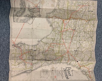 Pre-1900 Plant Railway System Pocket Map