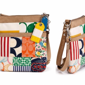 Coach Hampton Patchwork Swingpack Crossbody Bag | Y2K Canvas 