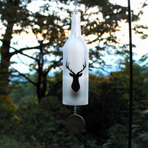 Stag Wine Bottle Wind Chime image 6