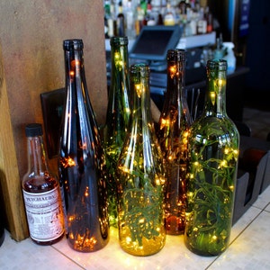 Lighted Wine Bottle Lamp image 2