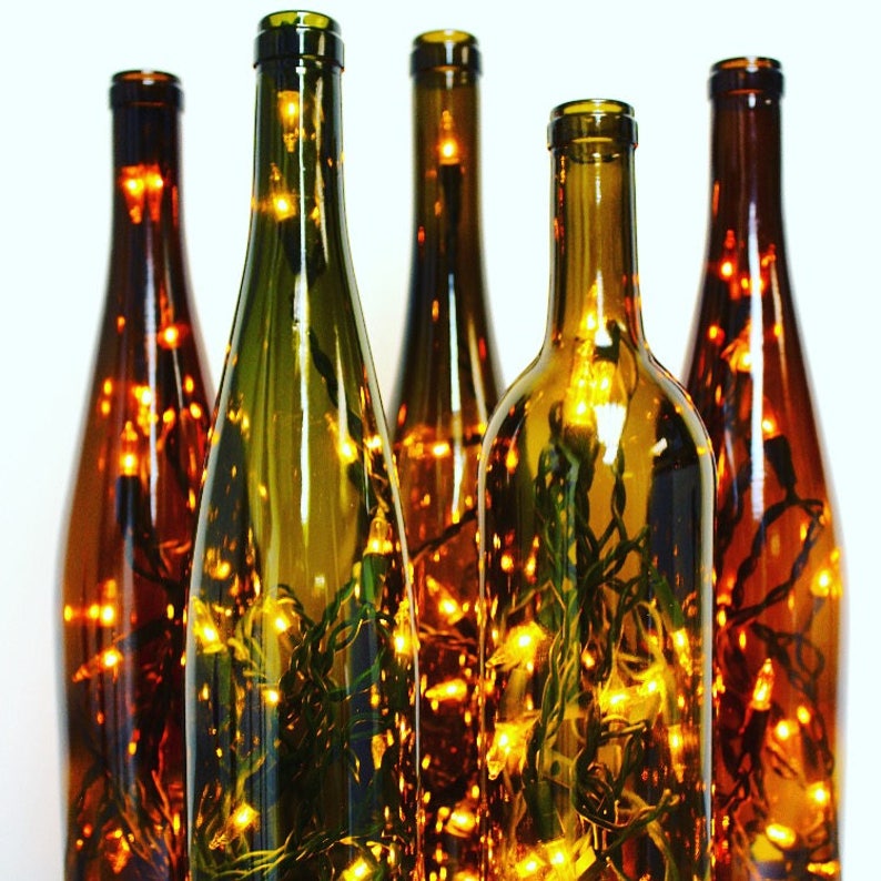 Lighted Wine Bottle Lamp image 4