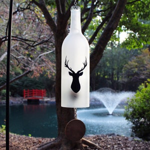 Stag Wine Bottle Wind Chime image 5