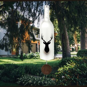 Stag Wine Bottle Wind Chime image 4