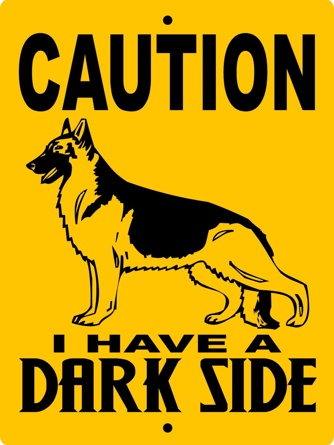 GERMAN SHEPHERD Dog Sign 9x12 ALUMINUM | Etsy