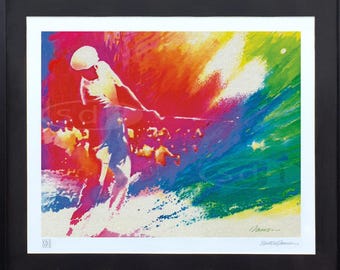 Colorful Golf art sports poster-print