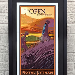 British Open Golf gift sports art poster print painting