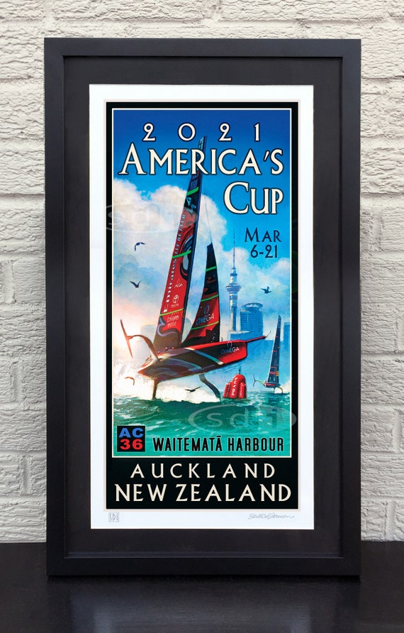 America's Cup 2021 Sailing Fine Art Print - Etsy