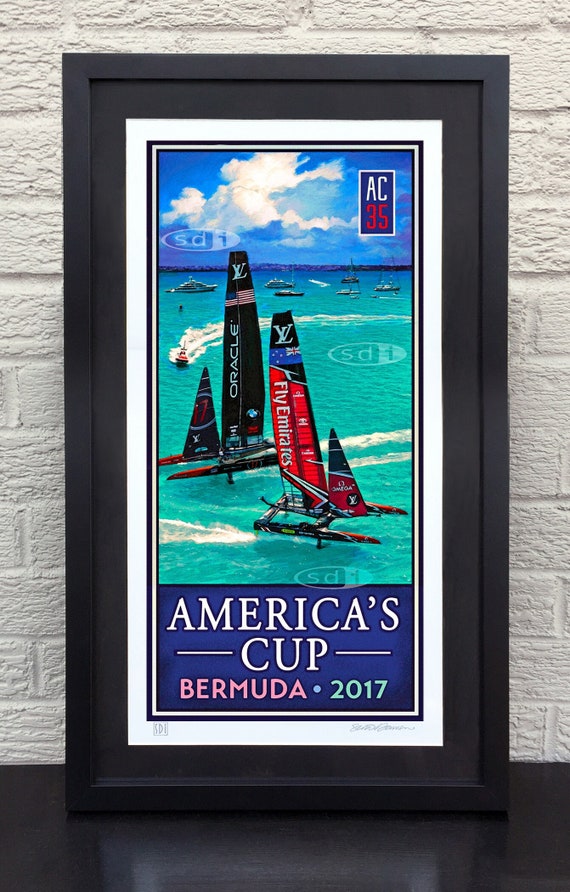 America's Cup Sailing Fine Art Print 2017 - Etsy
