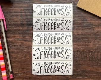 Enjoy These Freebie Stickers | Mail Stickers | Small Business Stickers | Business Labels