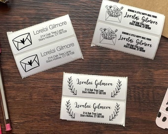 Custom Address Label Envelope Stickers | Mail Stickers | Small Business Stickers | Snail Mail Address Stickers