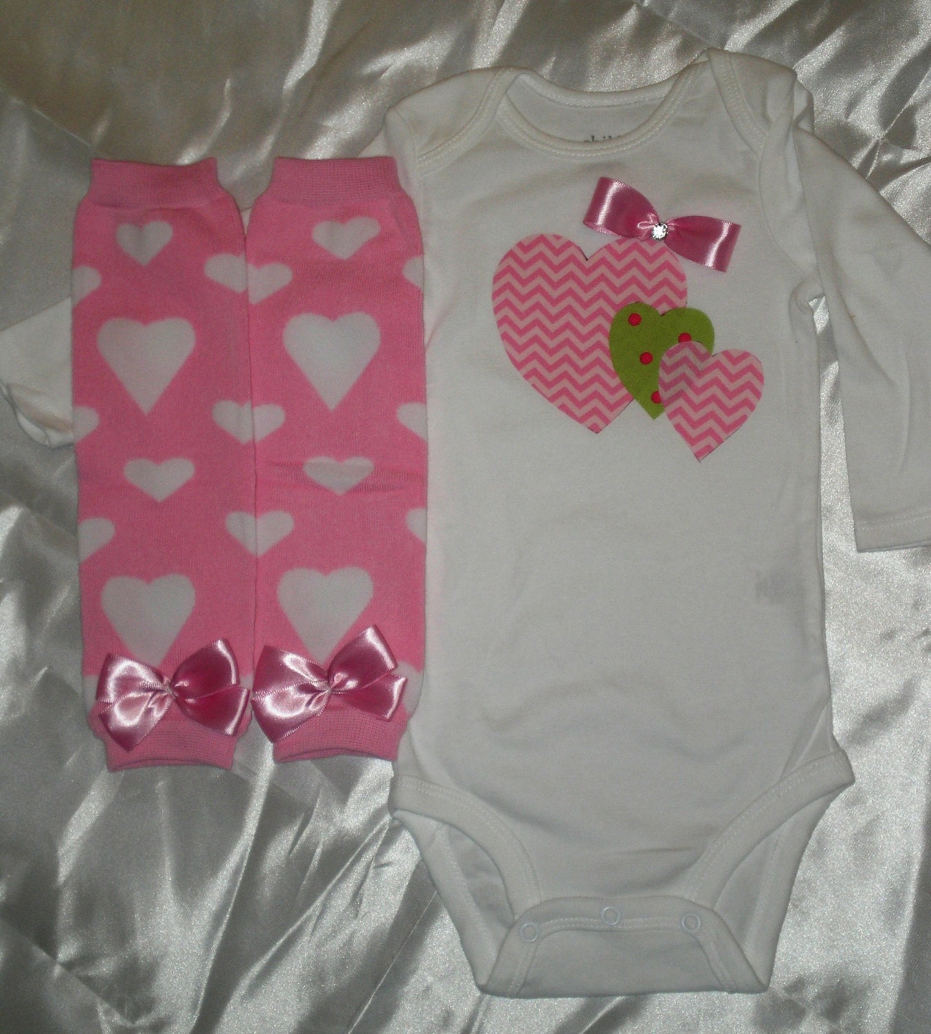 Baby Girl Outfit Onesie and Leg Warmers Children's Etsy