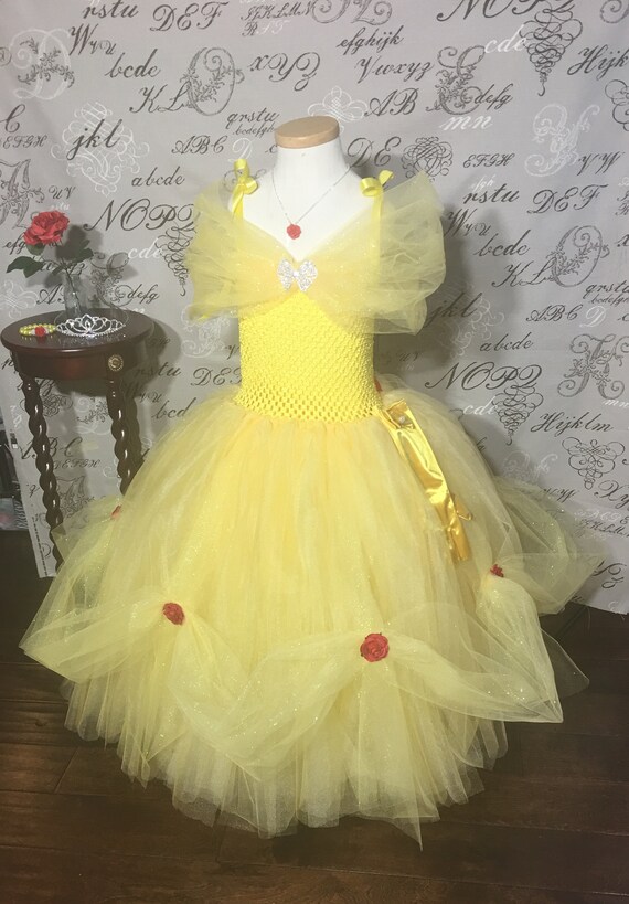 beauty and the beast infant dress