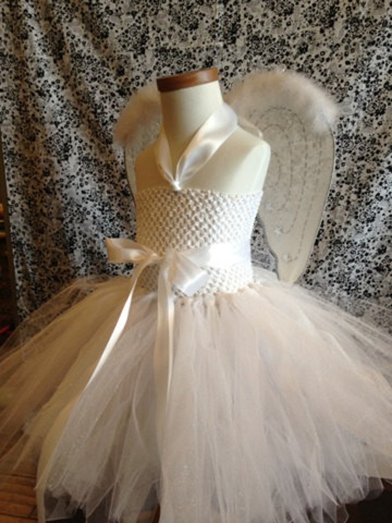 white tutu angel costume