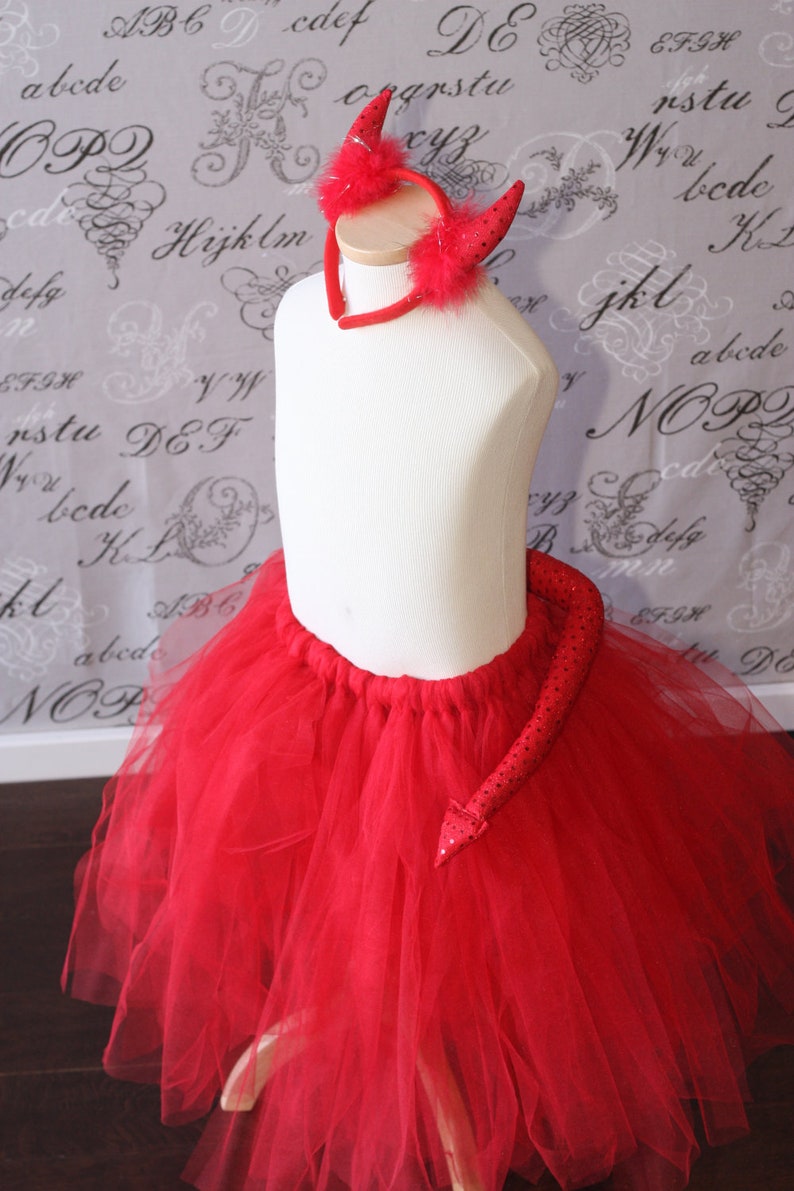 devil tutu dress