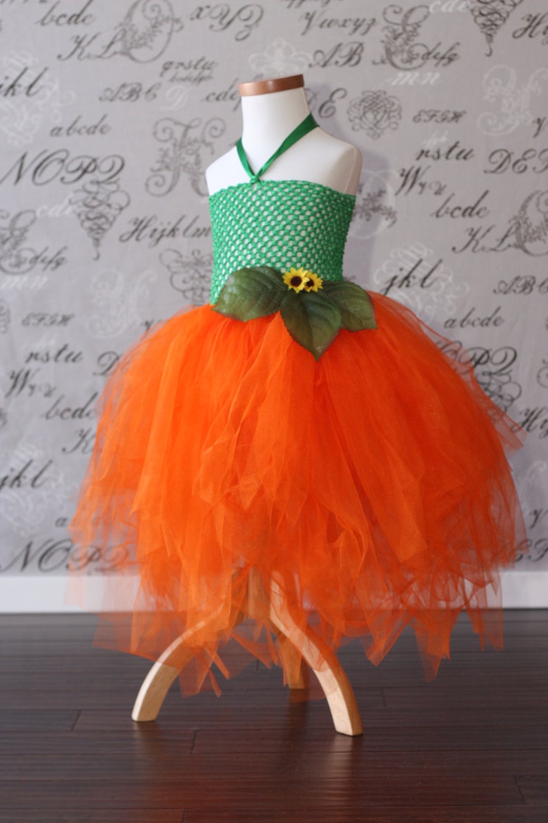 tulle pumpkin costume