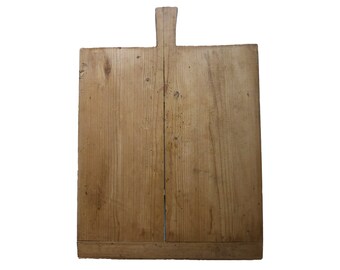 Vintage Extra Large Wood Bread Cutting Board With Handle