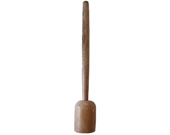 Vintage Wooden Primitive Kitchen Muddler Pestle