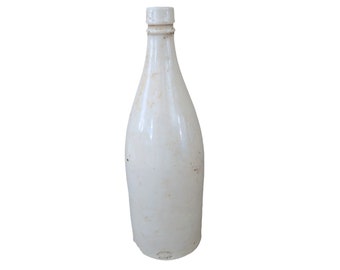 Antique Salt Glazed Stoneware Pottery Bottle