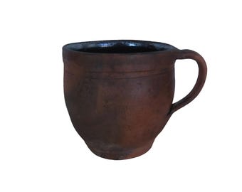 Vintage Small Clay Pottery Pot Vase
