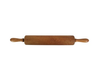 Vintage Large Wood Rolling Pin