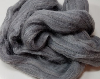 Alpaca Merino Roving Blend  32 67  Eiger Grey  Spin It  Felt It  Card It with Other Fibers