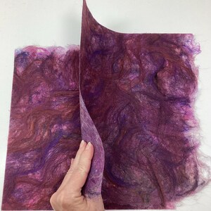 Handmade Mulberry Silk Fiber Paper Textured Paper Collage Paper Scrapbooking Paper Mixed Media Paper Silk Fusion approx 10”x12”