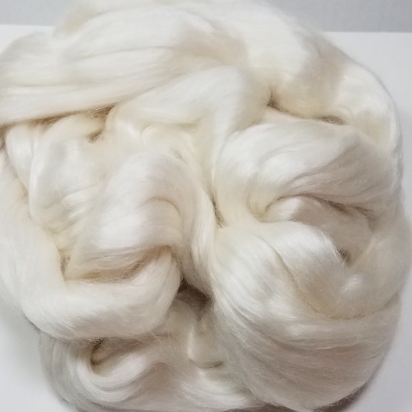 Merino Mulberry Silk Roving Blend 50 50