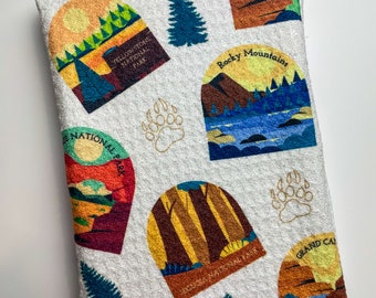 National Parks Tea Towel | Dish Towel | 16''x24'' | Gift | Host Gift |