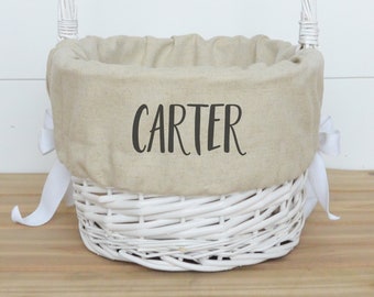 Personalized Easter Basket Liner | Easter Basket Liner | Easter | Gift Basket | Monogram | Boy Easter Basket | Girl Easter Basket