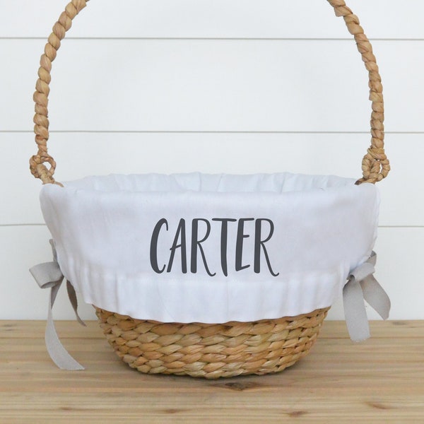Personalized Easter Basket Liner | Customized Easter Basket Liner | Easter | Monogram | Girl Easter Basket | Boy Easter Basket