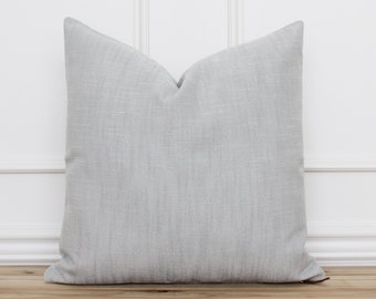 Light Gray Outdoor Pillow Cover • Outdoor Cushion Cover • Neutral Outdoor Throw Pillow • Indoor Outdoor Designer Pillow Covers | Marley