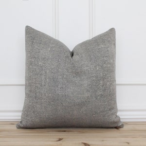 Outdoor Indoor Pillow Cover • Patio Throw Pillow • Porch Cushion Cover • Gray Pillow Cover • Outside Pillow Covers • Lumbar Pillows | Harvey