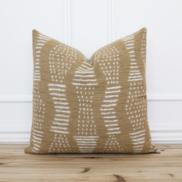 Mustard Aztec Pillow Cover • Tribal Pillow •  Decorative Throw Pillow • Cushion Cover • Farmhouse Pillows • Designer Pillow Covers | Jolie