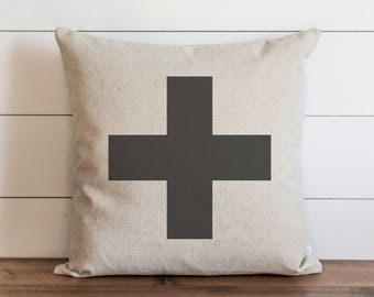 Swiss Cross Pillow Etsy