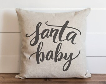 Santa Baby Pillow Etsy