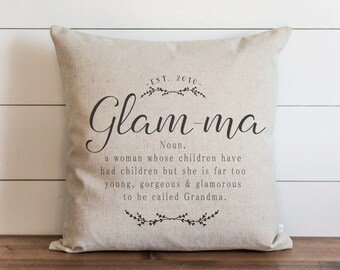 Glamma Pillow Etsy