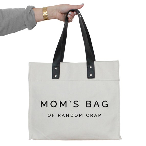 Mom's Bag Market Tote | Mother's Day Gift | Gift for Mom | Busy Mom | Travel Tote | Funny Carry On Bag | Everyday Bag | Canvas Purse