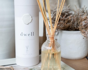Bergamot and Mahogany Blend Reed Diffuser | 6oz, Vegan | DWELL