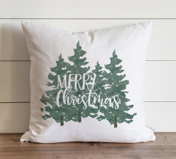Christmas Pillow Cover Merry Farmhour Christmas Pillow Cover Merry