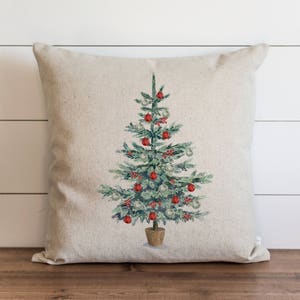 ATLINIA Christmas Pillow Covers 20x20 Set of 2 - Xmas Decorative Farmhouse  Linen Throw Pillow Cases Holiday Sofa Couch Cushion Covers Merry Christmas
