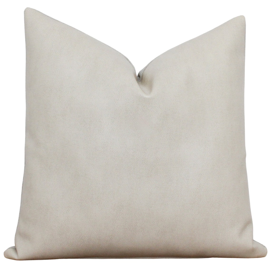 Tan Faux Leather Pillow Cover Leather Pillow Covers Tan Etsy