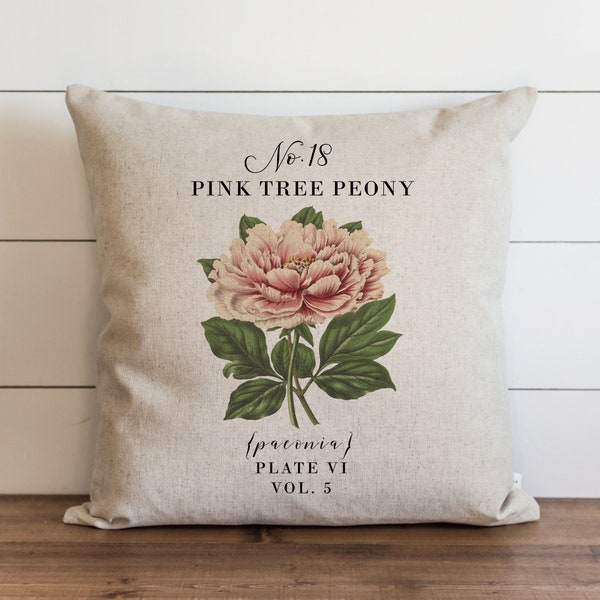 Pink Flower Pillow Etsy