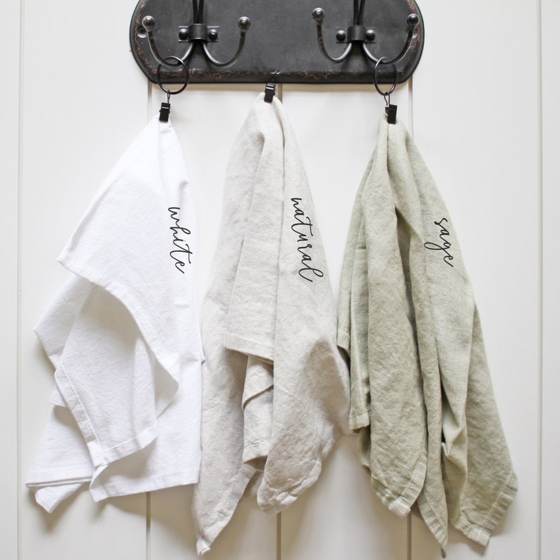 Kitchen Decor Housewarming Gift Flour Sack Towel Banana Tea Towel Kitchen Towel Wedding Gift Dish Towel Wedding Favor