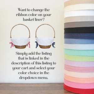 a stack of ribbons with a basket on top of it