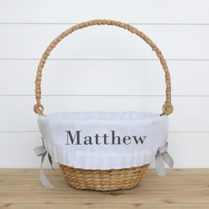 Personalized Easter Basket Liner | Customized Easter Basket Liner | Easter | Monogram | Girl Easter Basket | Boy Easter Basket