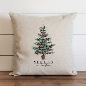 Christmas Tree Custom | Christmas Pillow Cover | Holiday Pillow Covers | Christmas Decor  | 20 x 20 | 18 x 18